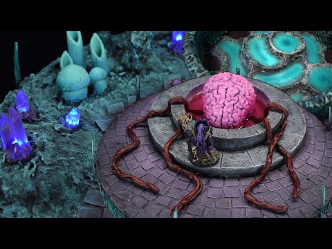 I built an entire Mind Flayer Lair (Dungeons & Dragons DIY Miniature Terrain)