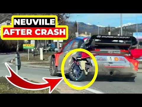 💥 CRASH NEUVILLE 🇲🇨 WRC RALLYE MONTE CARLO | Friday Recap 2025