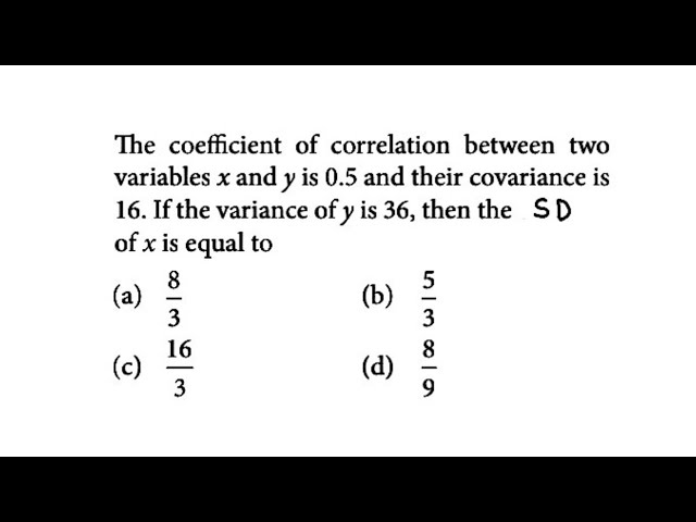 Correlation and Regression - Statistics - NCERT, CBSE, HSC, CA Foundation and other exams