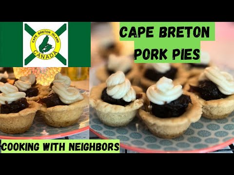 Easy  dessert “Pork” Pies ( Traditional Cape Breton, Nova Scotia) 🇨🇦