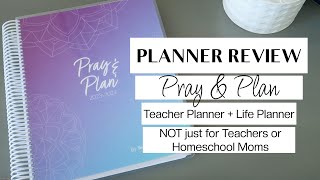 Pray & Plan Planner Review | Teacher and Life Planner in One | Combine All Your Planners into One