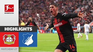 Another CRAZY Leverkusen Comeback! | Leverkusen - Hoffenheim 2-1 | Highlights | MD 27 – BL 23/24