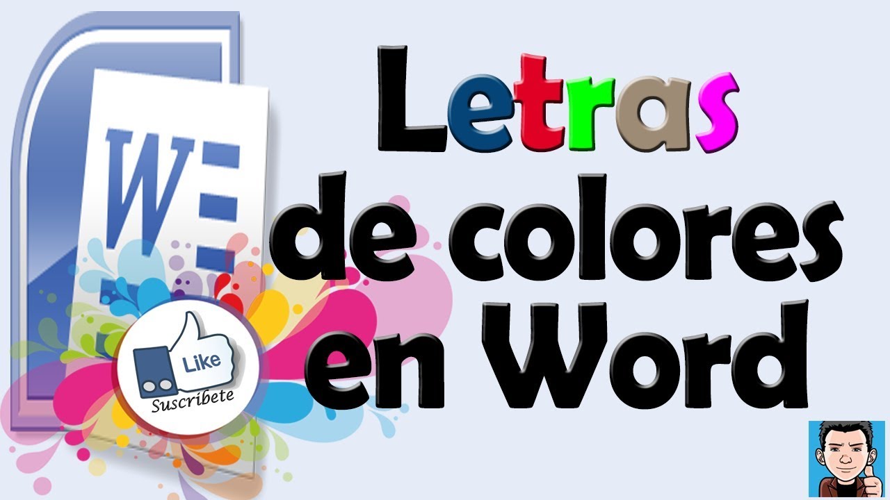 Como hacer letras de colores en WORD
