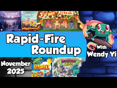Rapid-Fire Roundup October - Wendy Yi