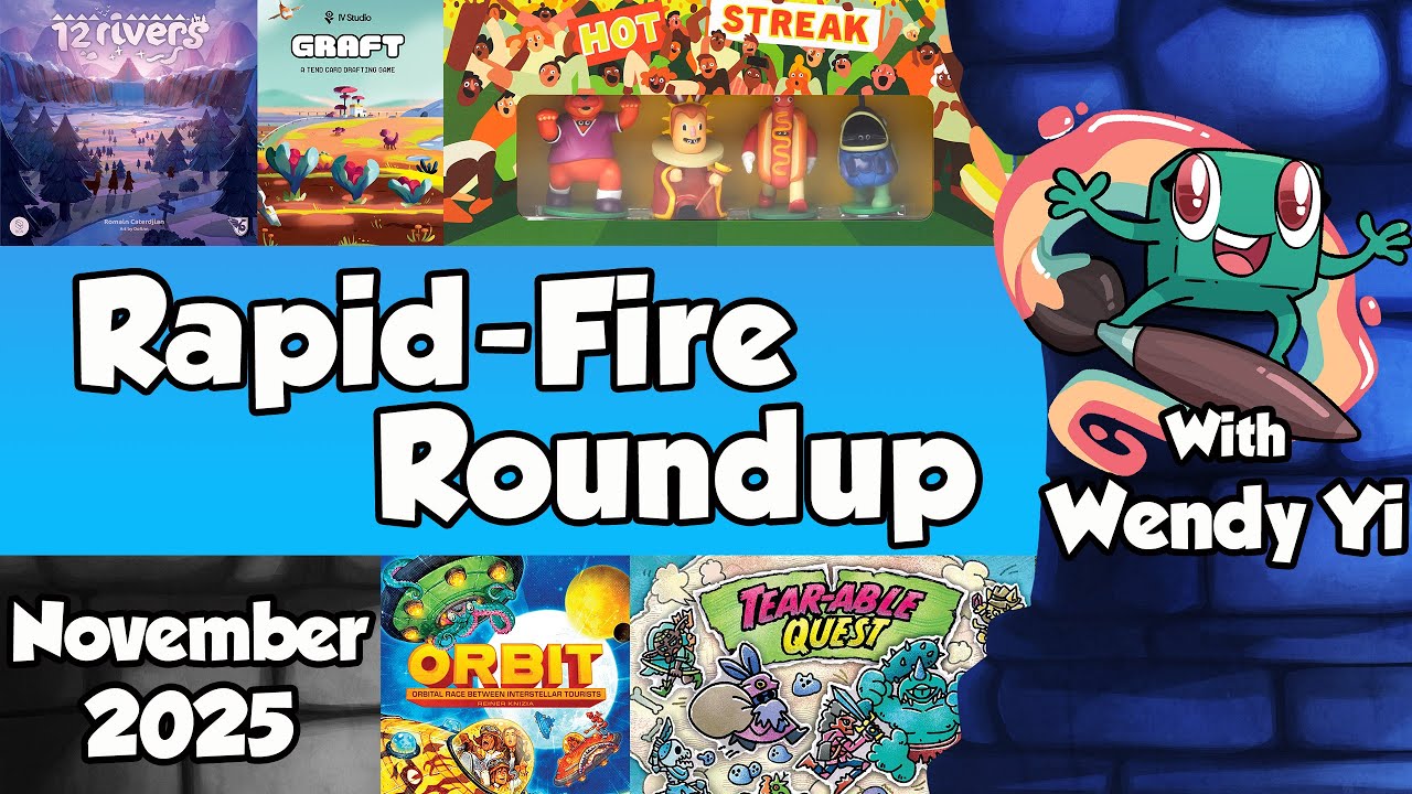 Rapid-Fire Roundup October - Wendy Yi