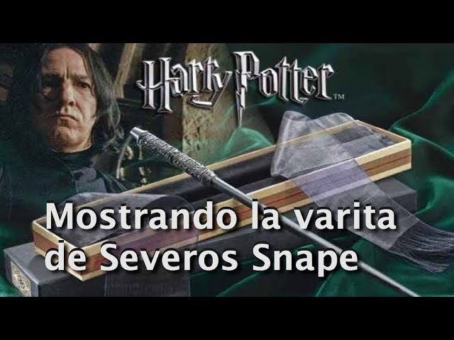 Vídeo relacionado con Funidelia Varita Oficial de Severus Snape con luz para Adulto. Incluye: Varita de 34,5 cm Funciona con 3 Pilas Incluidas - Traje para Adultos para Fiestas y Carnaval