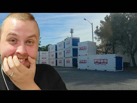 This Storage POD Is HUGE & LOADED with BOXES!