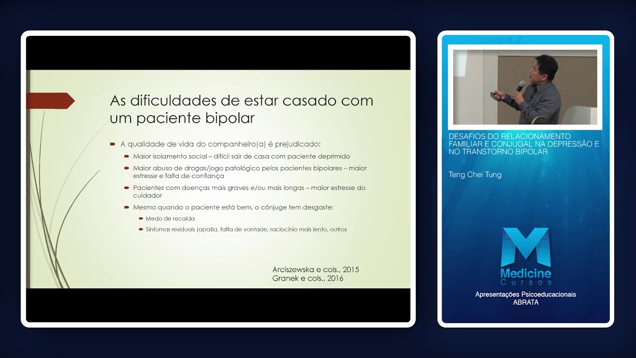 Desafios do relacionamento familiar e conjugal na Depressão e no Transtorno Bipolar