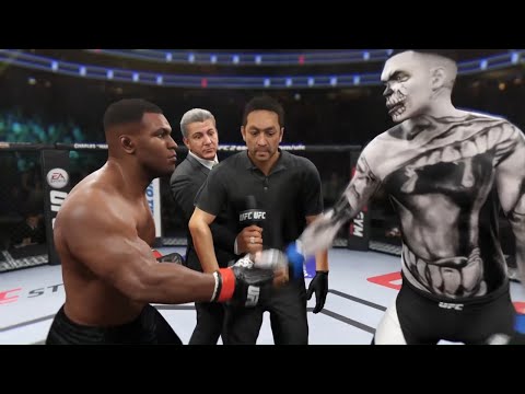 Mike Tyson vs. White Zombie (EA Sports UFC 2) - CPU vs. CPU 🥊