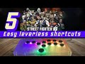 SF6: Practical Shortcuts for hitbox and leverless controllers! Street fighter 6 guide