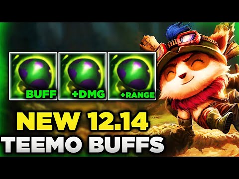 *BRAND NEW* Teemo Buffs Revealed For Patch 12.14 and It's SUPER HYPE!!