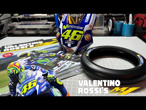 Build Valentino Rossi's YZR - M1 Motorcycle - Pack 1 - Stage 1-2