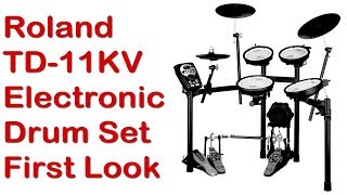 Video thumbnail for Roland V-Compact TD-11KV Electronic Drum Set First Impressions by DrewTalks (DrewTalks)