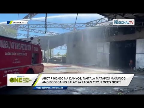 One North Central Luzon: Abot P100,000 na danyos, naitala matapos masunog ang bodega ng palay