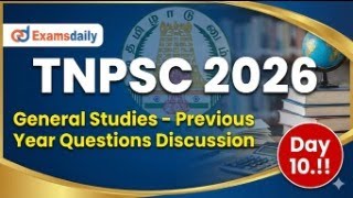 TNPSC 2026 - General Studies - Previous Year Questions Discussion Day 10.!! Call 8940400154