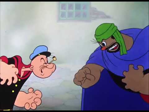 PUBLIC DOMAIN CARTOONS "Popeye The Sailor Meets Ali Baba's Forty Thieves" (1937) - Popeye *HD 1080p*