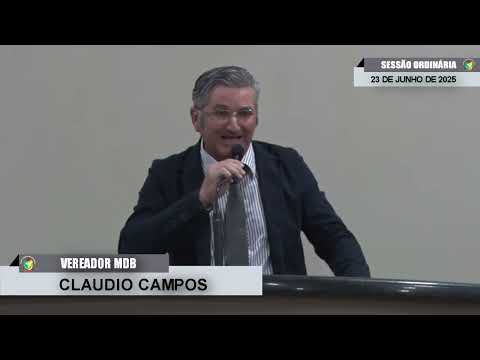 CMBTE - USO DE TRIBUNA PELO VEREADOR CLAUDIO CAMPOS - MDB