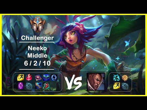 KR Challenger Replays Middle Neeko vs Lucian Ep.2621
