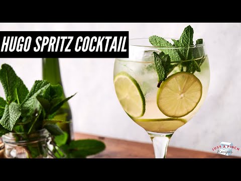 How to Make a Hugo Spritz Cocktail | refreshing summer cocktail recipe ⭐️