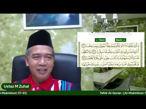 Tafsir Al-Quran : (Al-Mukminun: 57-61)
