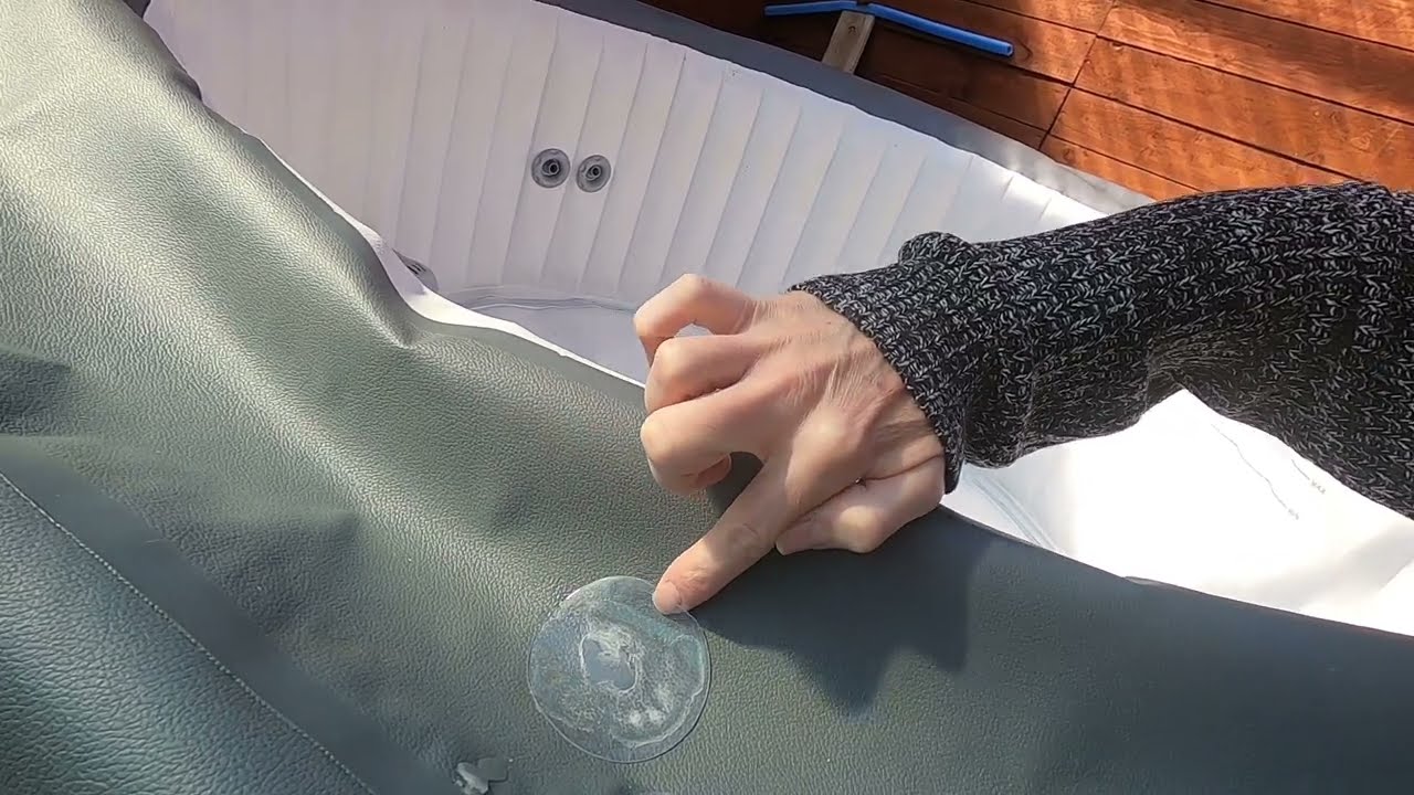 Repair your Lay-Z-Spa hot tub liner if it has an air or water leak