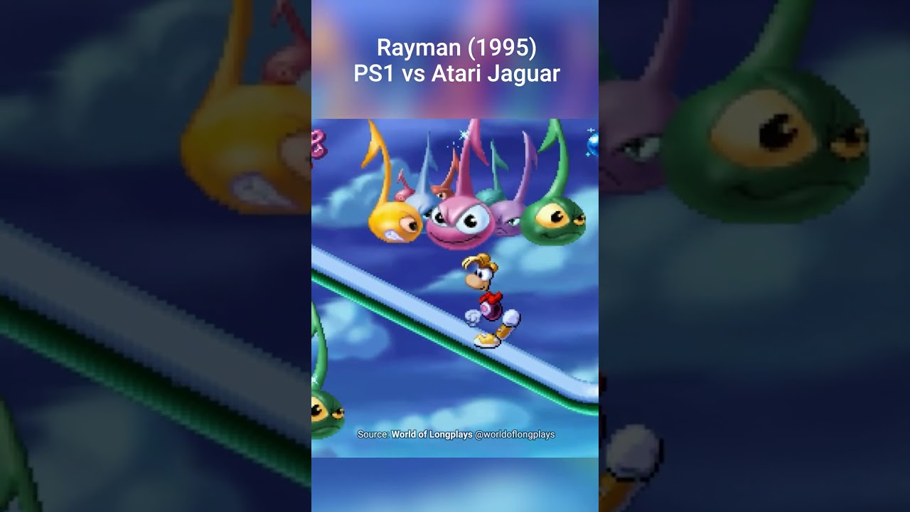 Rayman (1995) Atari Jaguar version has a crazy difference!