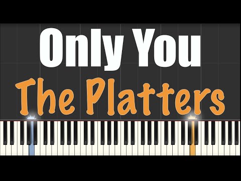 Only You - The Platters piano tutorial
