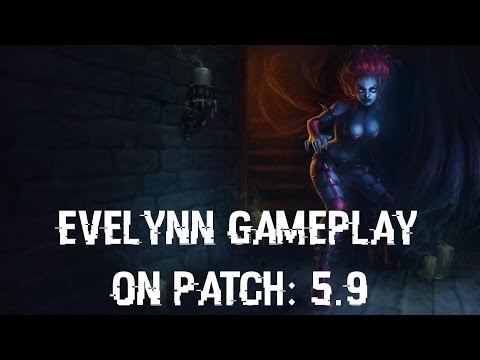Santorin as Evelynn Jungle vs Shyvana - S5 Challenger Ranked Gameplay: Patch 5.9