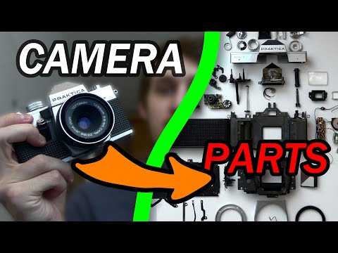 Praktica MTL-3 camera teardown (35mm East German SLR)