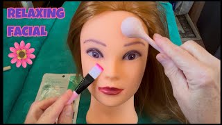 ASMR/Extremely Relaxing Facial💤TINGLES/TRIGGERS