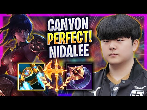 CANYON PERFECT GAME WITH NIDALEE! - GEN Canyon Plays Nidalee JUNGLE vs Diana! | Season 2024