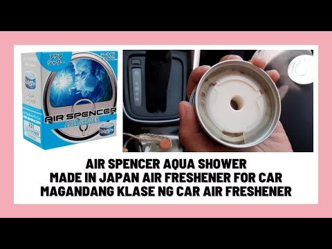 AIR SPENCER AQUA SHOWER AIR FRESHENER FOR CAR MADE IN JAPAN MAGANDANG KLASE NG CAR AIR FRESHENER