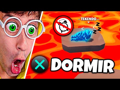 PROHIBIDO DESPERTAR 😴🚫🏃‍♂️para GANAR 50.000 Gemas 🤑!! (reto imposible) - Stumble Guys TEKENDO