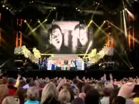 Westlife and Family at Croke Park June 22, 2012