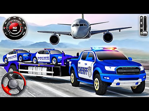 Luxury SUV Us Police Cop Car Transporter (2020) - Best Android GamePlay