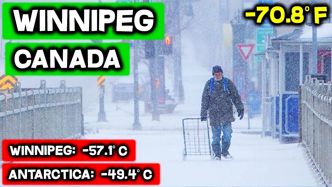 Why 800,000 People Live In North America's Coldest City...