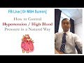 Hypertension  - Natural Remedy [Warning !! Very Powerful]