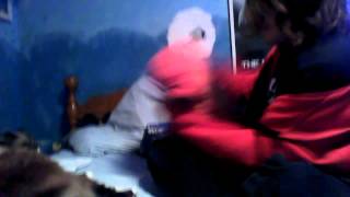 Torturing the cat...again heha