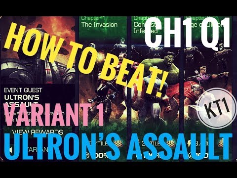 How To Beat - Variant 1 - Ultron’s Assault - CH1 Q1