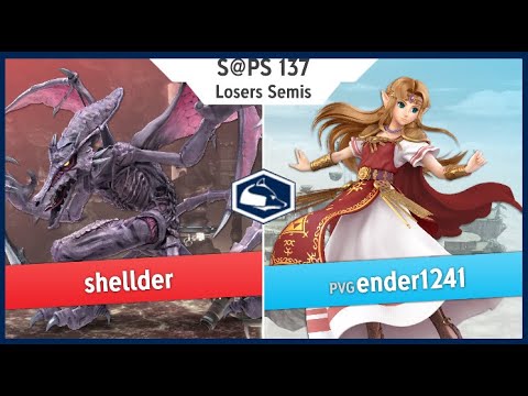 S@PS 137 Ultimate Singles - shellder(Ridley) vs PVG | ender1241(Zelda) Losers Semis
