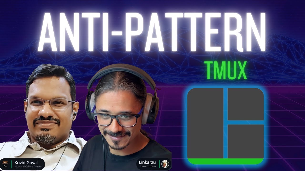 Asking the Kitty Terminal Creator his Thoughts on Tmux | Kovid Goyal