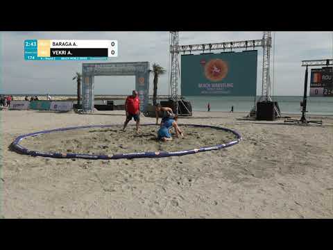 Round 2 Women's BW - 60 kg: A. BARAGA (ROU) v. A. VEKRI (GRE)