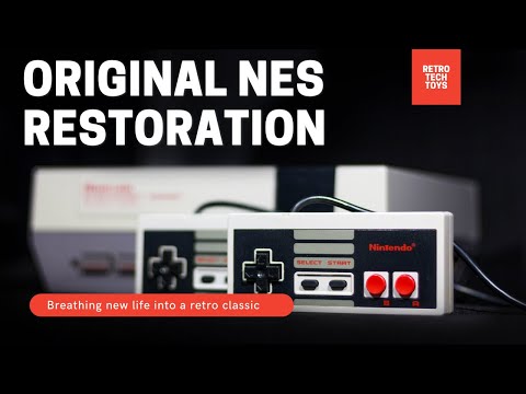 Nintendo Entertainment System (NES) Restoration: This console was trashed!