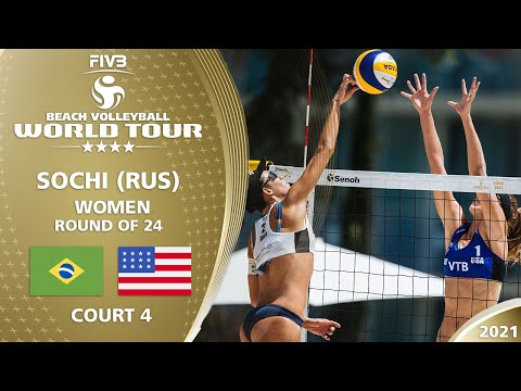 Taiana Lima/Talita vs. Stockman/Kolinske - Women's R24 | 4* Sochi 2021