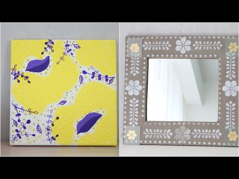 ManosalaObraTv 2019 - Programa 54 -  Pintar  Cuadros con Marcadores - Espejo estilo Hindu