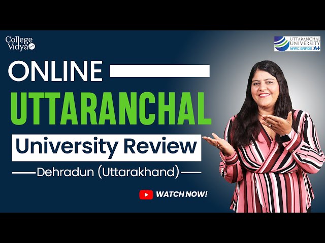 Online Uttaranchal University Dehradun