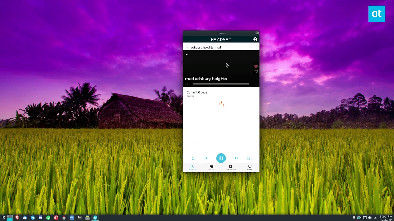 How to use Headset to play YouTube music on the Linux desktop