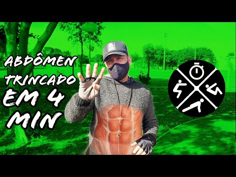 Abdômen trincado em 4 minutos | Protocolo Tabata