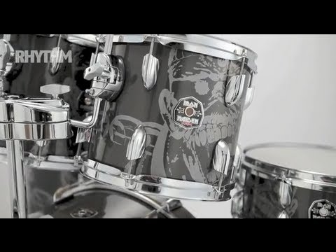 Rhythm Magazine exclusive first look at Premier's new Spirit Of Maiden Nicko McBrain kit