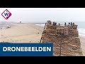 Prachtige dronebeelden van opbouw vreugdevuren - OMROEP WEST